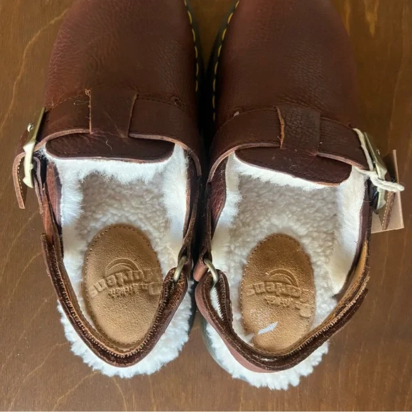 Dr. Martens Jorge Brando Shearling-Lined Sandals - Picture 3 of 6